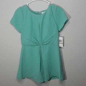 GB girls turquoise romper .